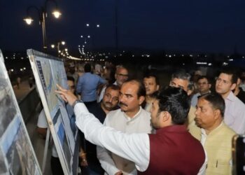 Union MoS Ajay Tamta inspects Tawi Riverfront project, highlights connectivity-led development in J&K