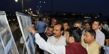 Union MoS Ajay Tamta inspects Tawi Riverfront project, highlights connectivity-led development in J&K