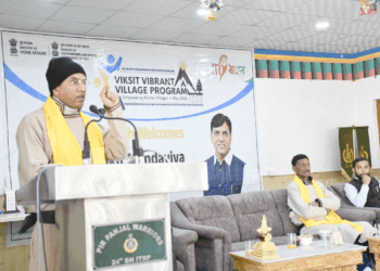 Mandaviya, Sanjay Seth interact with youth at Viksit Vibrant Village programme in Ladakh’s Phobrang