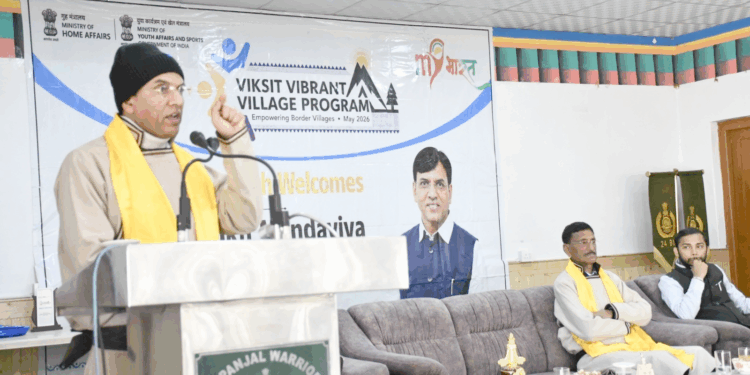 Mandaviya, Sanjay Seth interact with youth at Viksit Vibrant Village programme in Ladakh’s Phobrang