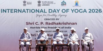 Vice-President calls for making yoga a way of life, participates in Yoga Day celebrations in Leh
