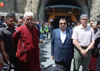 India’s infrastructural history reaches pinnacle as Gadkari oversees breakthrough in Zojila tunnel