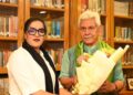 MY Bharat director, others call on LG Manoj Sinha