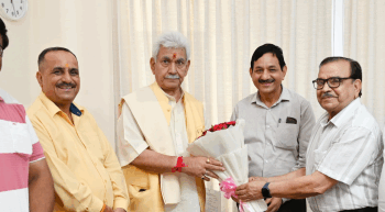 Delegations meet LG; discuss religious tourism, Christian welfare and promotion of Hindi