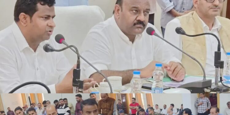 Deputy CM reviews flood relief, restoration in Rajouri, Poonch