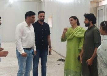JK Sports Council Secretary reviews sports infrastructure, ongoing works at Gindun Rajbagh