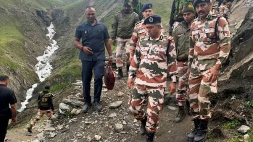 ITBP chief reviews security preparedness along Amarnath Yatra routes
