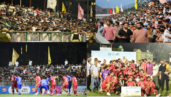 Inaugural Kashmir Champions Football League sets new benchmark for football in Valley