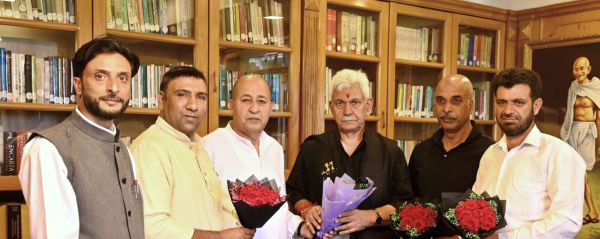 Delegations call on LG Sinha, raise tourism, development and public issues