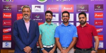 Leading golfers for J&K Open from August 4