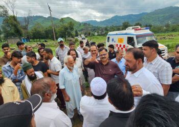 Javed Rana visits flood-hit Mendhar, reviews relief and restoration works