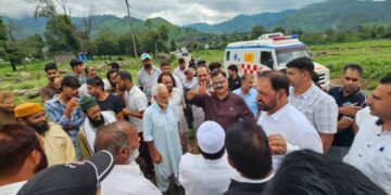 Javed Rana visits flood-hit Mendhar, reviews relief and restoration works
