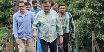 Javed Rana visits landslide-hit Poonch village, assures relief