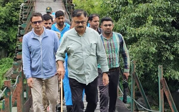 Javed Rana visits landslide-hit Poonch village, assures relief