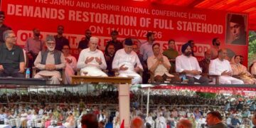 Farooq Abdullah reiterates demand for restoration of J&K’s constitutional rights