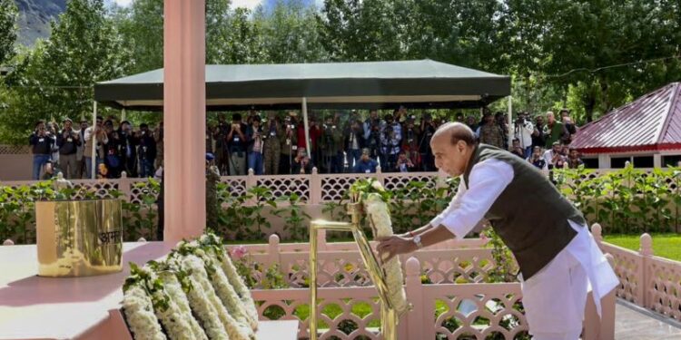 Rajnath Singh slams Pak for making terrorism ‘state policy’, says talks, if any, only on POJK