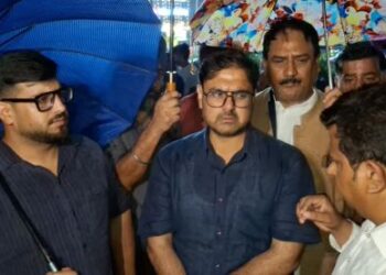 Satish Sharma reviews relief operations in flood-hit Rajouri