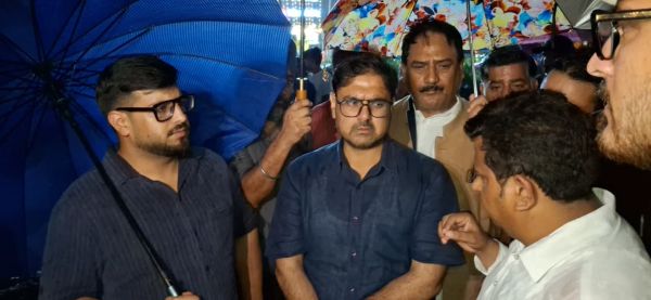 Satish Sharma reviews relief operations in flood-hit Rajouri