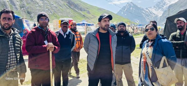 RDD Secretary reviews sanitation along entire Amarnath Yatra route