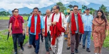 Union ministers Shivraj Chouhan, Kiren Rijiju visit flood-hit Assam; offer Centre’s full support