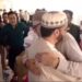 CM Abdullah and Mirwaiz Umar seen in a close hug