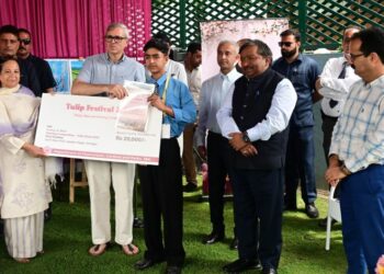 Competitions harness creativity to promote J&K’s iconic flower gardens: CM Omar Abdullah