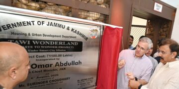CM Omar Abdullah inaugurates, lays foundation of Housing & Urban Development projects worth over ₹60 crore in Jammu