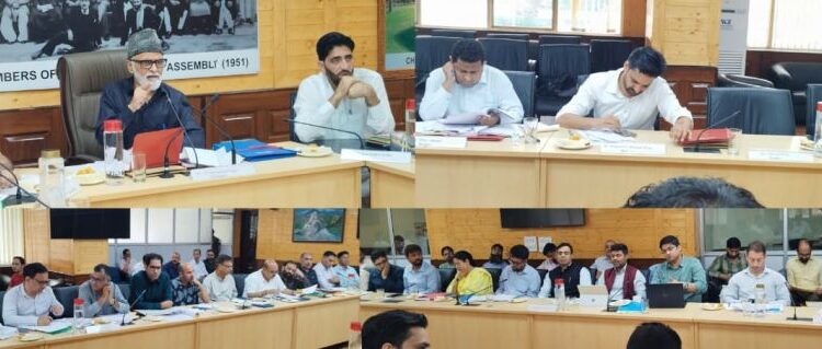 Assembly panel reviews PWD, HUDD functioning; seeks action plan on Srinagar waterlogging