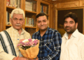 Jammu Film Festival Director, Kupwara MLA call on LG