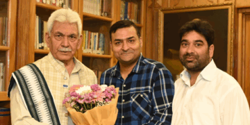 Jammu Film Festival Director, Kupwara MLA call on LG