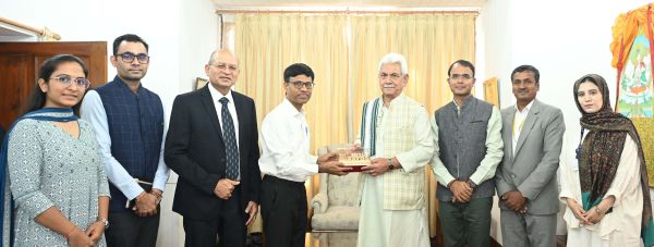 NITI Aayog team reviews development priorities with LG Sinha
