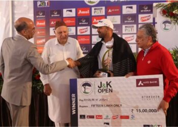 Khalin Joshi wins J&K Open