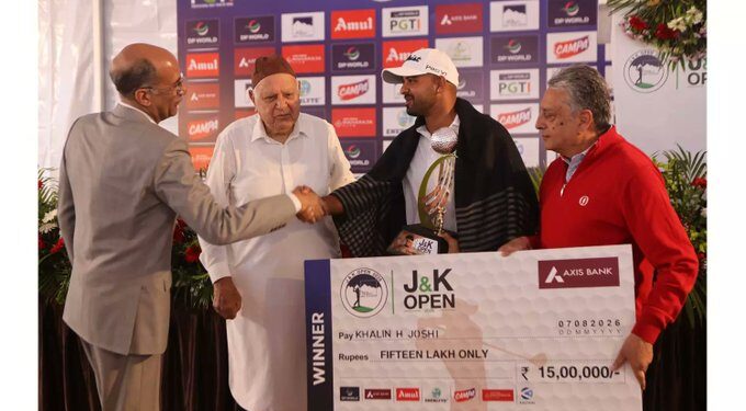 Khalin Joshi wins J&K Open