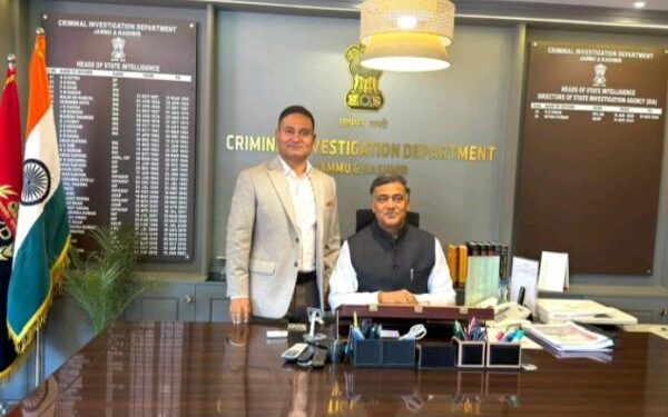 M.K. Sinha takes charge as ADG CID J&K