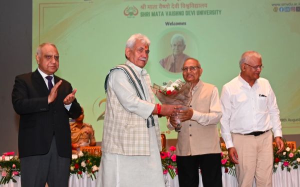 SMVDU has emerged as beacon of knowledge, innovation and values: LG Sinha