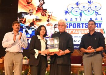 LG urges early talent support as J&K marks National Sports Day