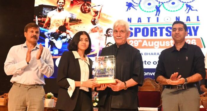 LG urges early talent support as J&K marks National Sports Day