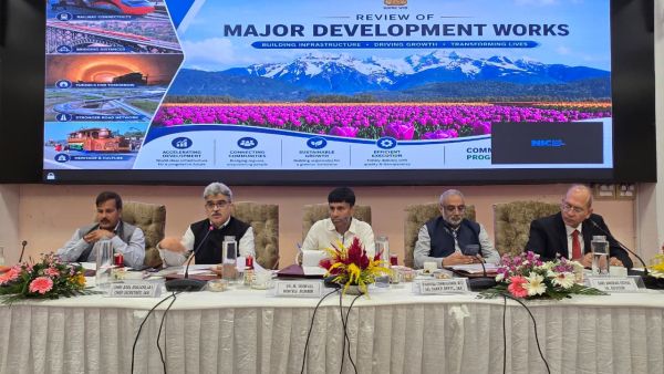 NITI Aayog member reviews development projects, economic initiatives in J&K
