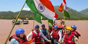 Gen-Z tiranga rally held in Kathua ahead of I-Day; bike rally near Indo-Pak border