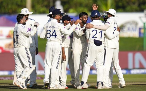 Pant, bowlers place India on verge of big win over SL in 1st Test