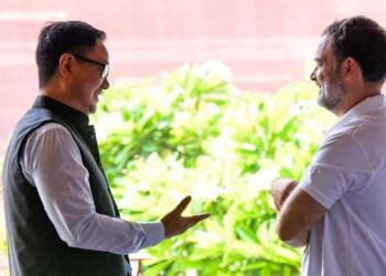 Rijiju, Rahul spar on issue of implementation of women’s quota