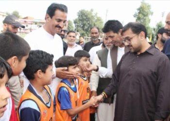 Satish Sharma inaugurates football tournament in Anantnag, pitches sports as tool against drug abuse