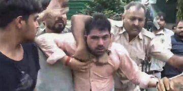 Slipper hurled at Pappu Yadav at presser as he defends skit on Ram temple donation theft