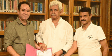 LoP Sunil Sharma, filmmaker Siddharth Kak call on LG Sinha; students of The Asian School visit Lok Bhavan