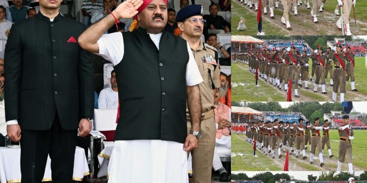 Dy CM hoists Tricolour at Jammu’s M.A. Stadium, stresses jobs, development and environmental protection