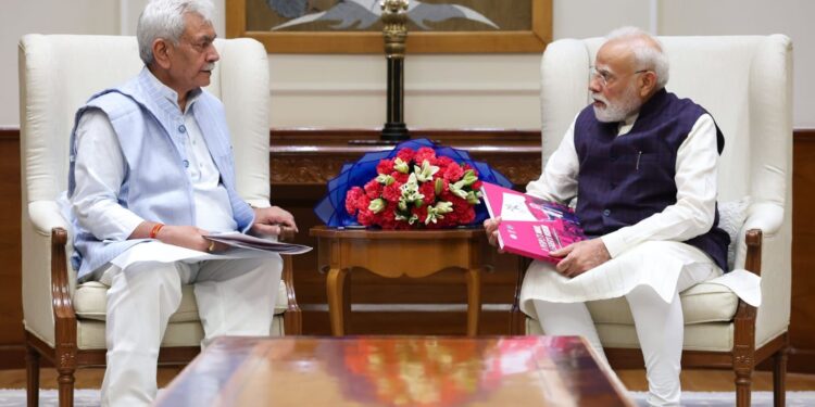 LG presents NMJKA Coffee Table Book to PM
