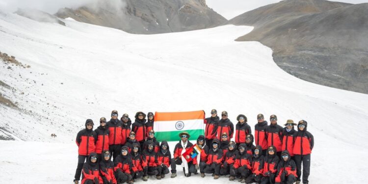20 NCC girl cadets completed 250-km high-altitude trek in Ladakh