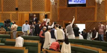 BJP MLAs walk out amid ruckus in J&K Assembly over resolution on statehood restoration