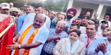 Deputy CM lays foundation stone for ₹3.75 crore guest house at Machail