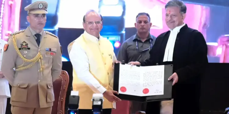 Justice Pushpendra Singh Bhati sworn in as J&K, Ladakh High Court Chief Justice